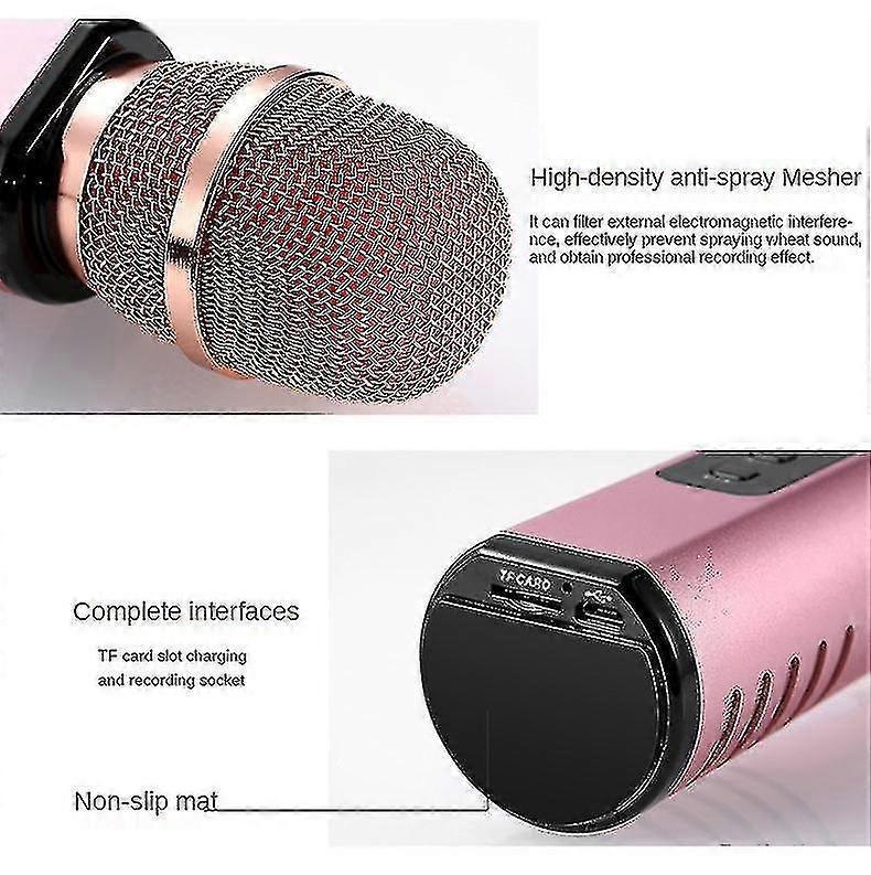 Multifunction Wireless Microphone - Audio Recording, Streaming, Singing Mic - Image 3