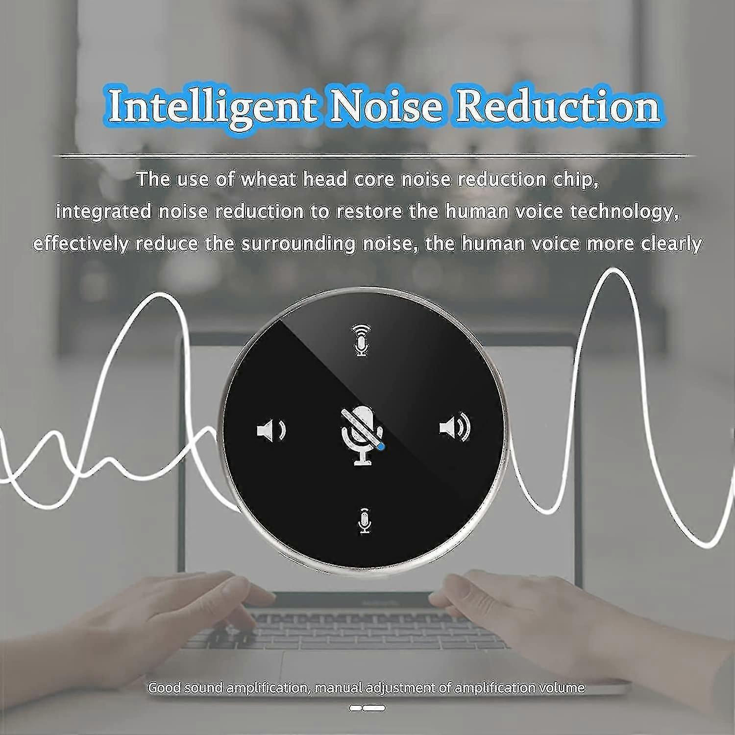 USB Conference Microphone - Omnidirectional Speakerphone for Meetings - Image 4