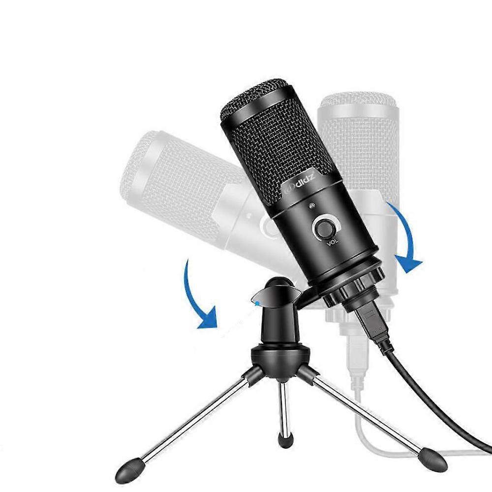 USB Metal Condenser Microphone - Professional Recording Mic for PC/Laptop - Image 1