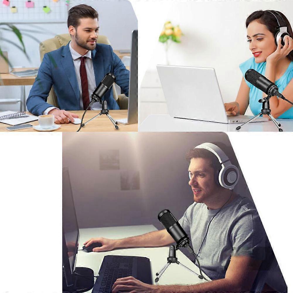 USB Metal Condenser Microphone - Professional Recording Mic for PC/Laptop - Image 3