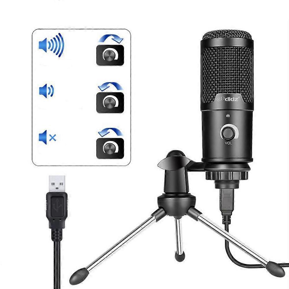 USB Metal Condenser Microphone - Professional Recording Mic for PC/Laptop - Image 4