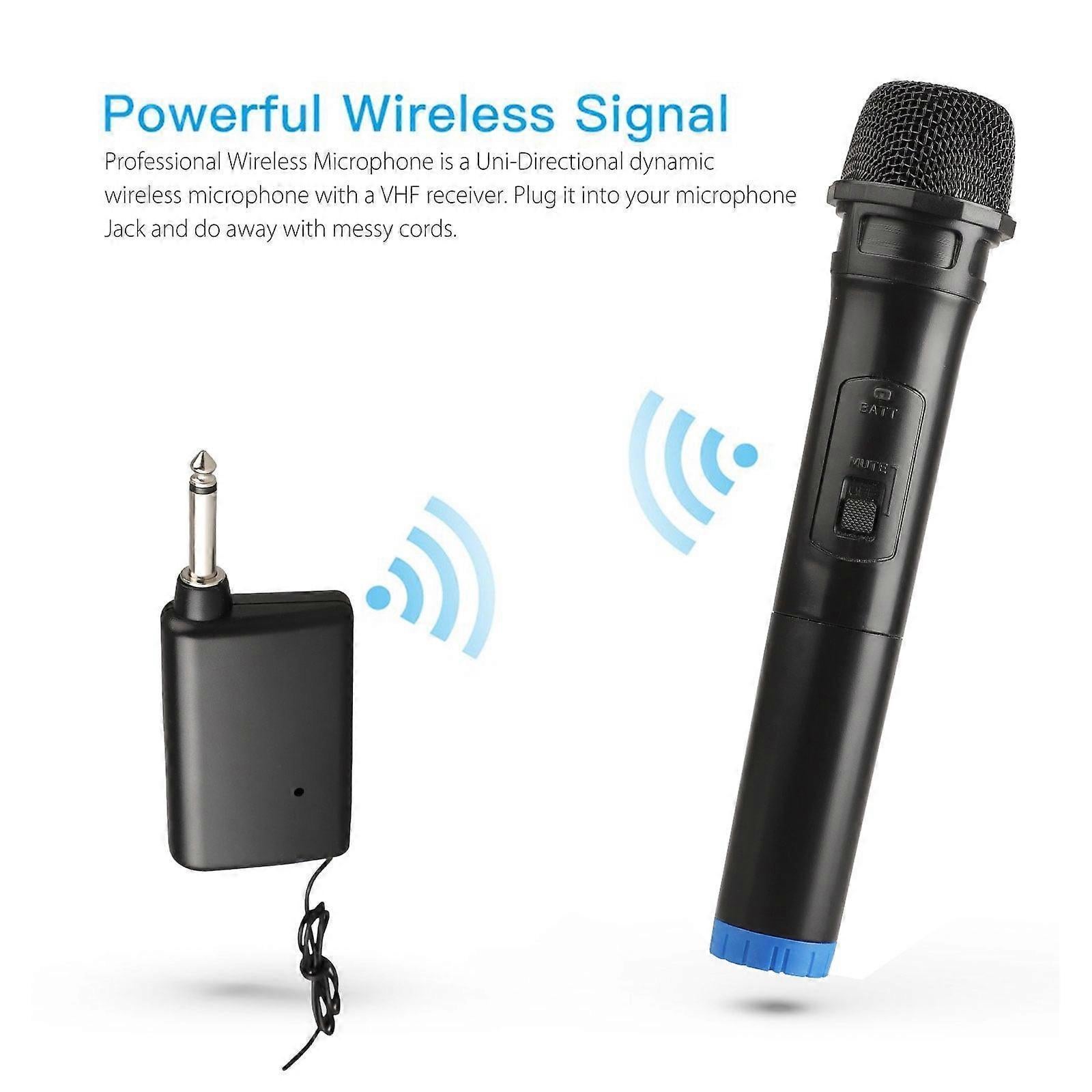 Wireless Bluetooth Karaoke Microphone - Handheld Mic with Receiver System - Image 2