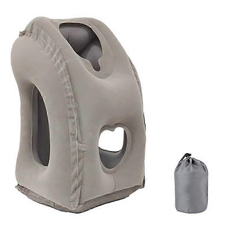 PVC Inflatable Travel Pillow - Lightweight Neck Cushion for Plane,Bus,Car,or Nap - Image 2