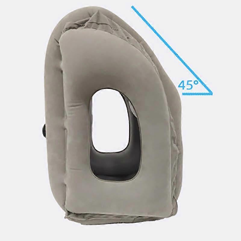 PVC Inflatable Travel Pillow - Lightweight Neck Cushion for Plane,Bus,Car,or Nap - Image 4