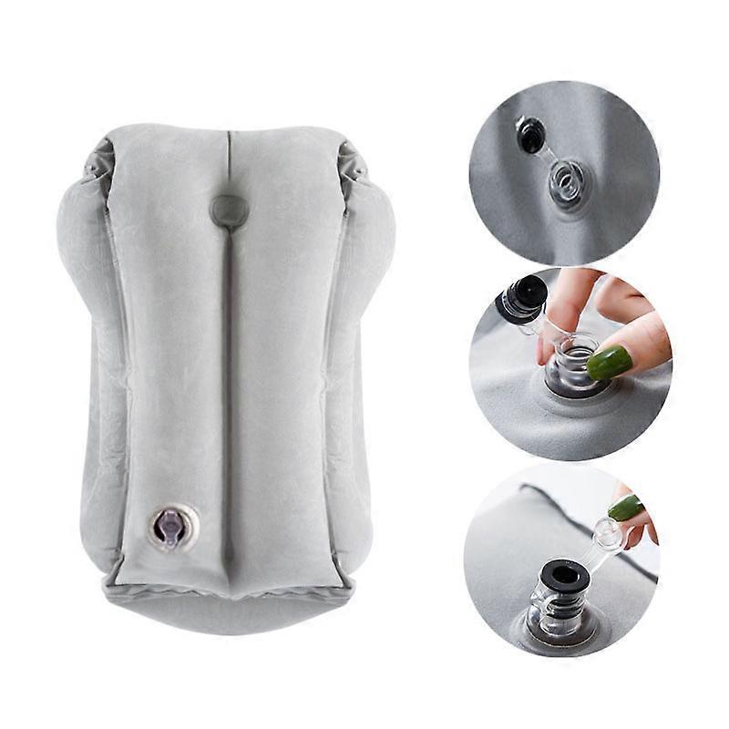 PVC Inflatable Travel Pillow - Lightweight Neck Cushion for Plane,Bus,Car,or Nap - Image 5