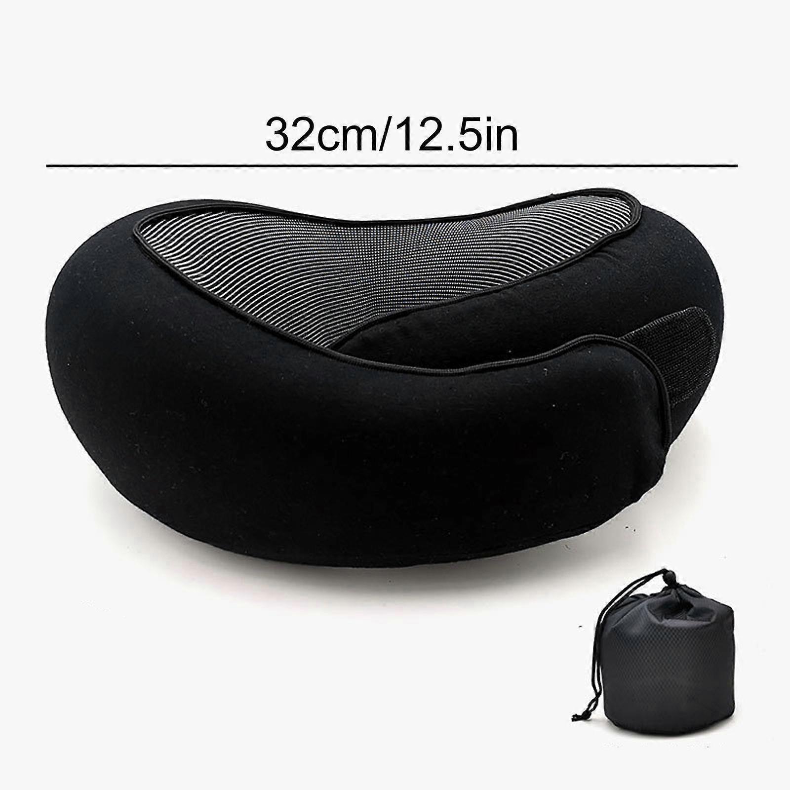 Travel Neck Pillow - Memory Foam U-Shape Pillow for Airplane and Road Trips - Image 5