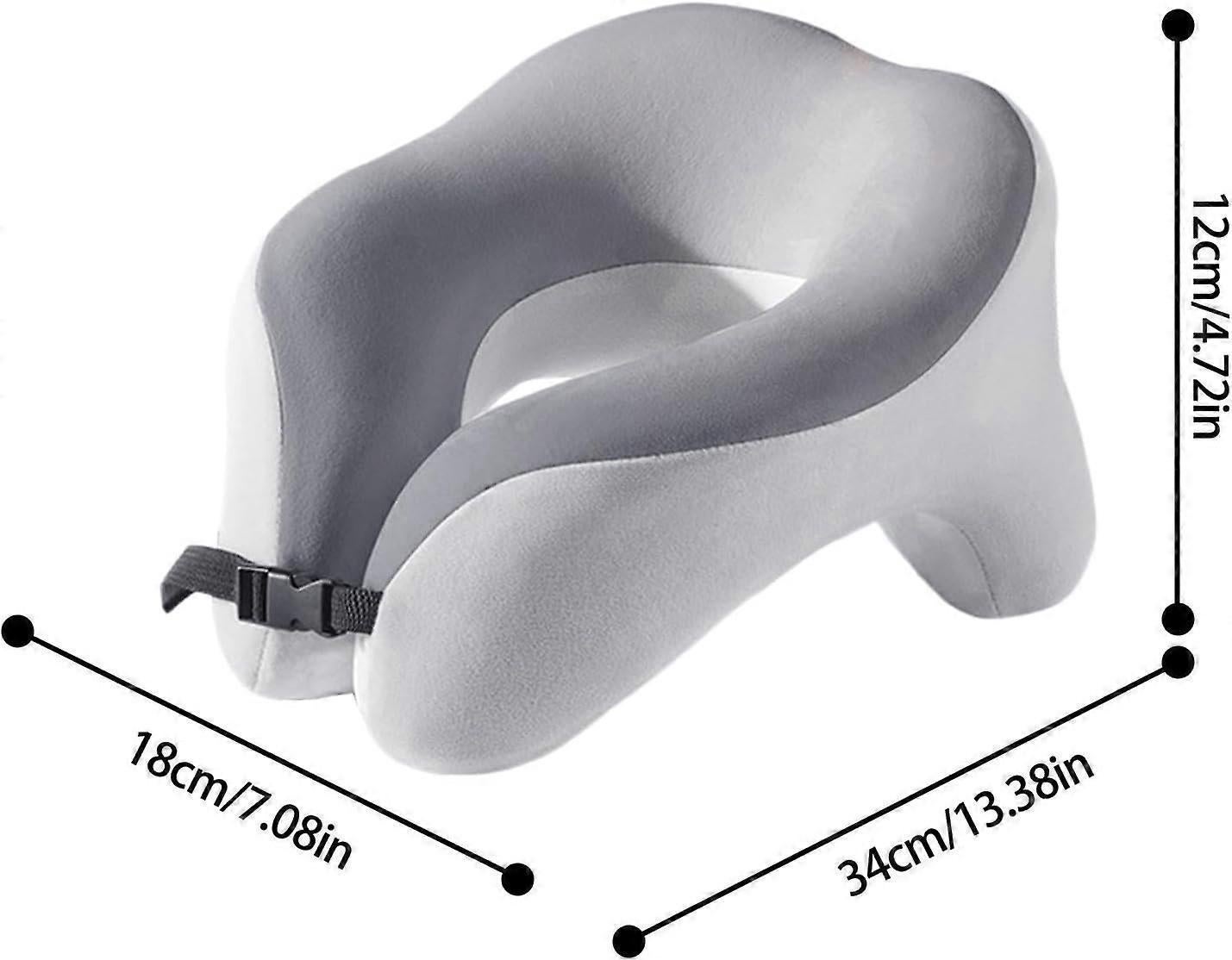 Foam Neck Support Pillow - U-Shaped Travel Pillow for Neck and Spine Alignment - Image 2
