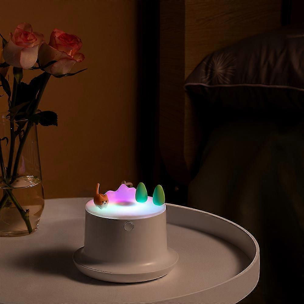 Cute Mini Humidifier with Colorful Lights, Small Cool Mist Humidifier for Bedroom - Image 3