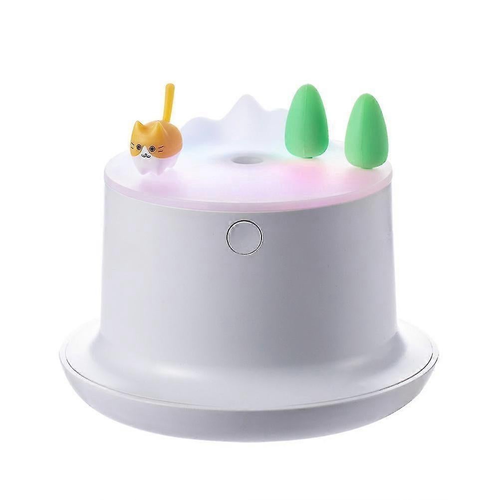 Cute Mini Humidifier with Colorful Lights, Small Cool Mist Humidifier for Bedroom - Image 4