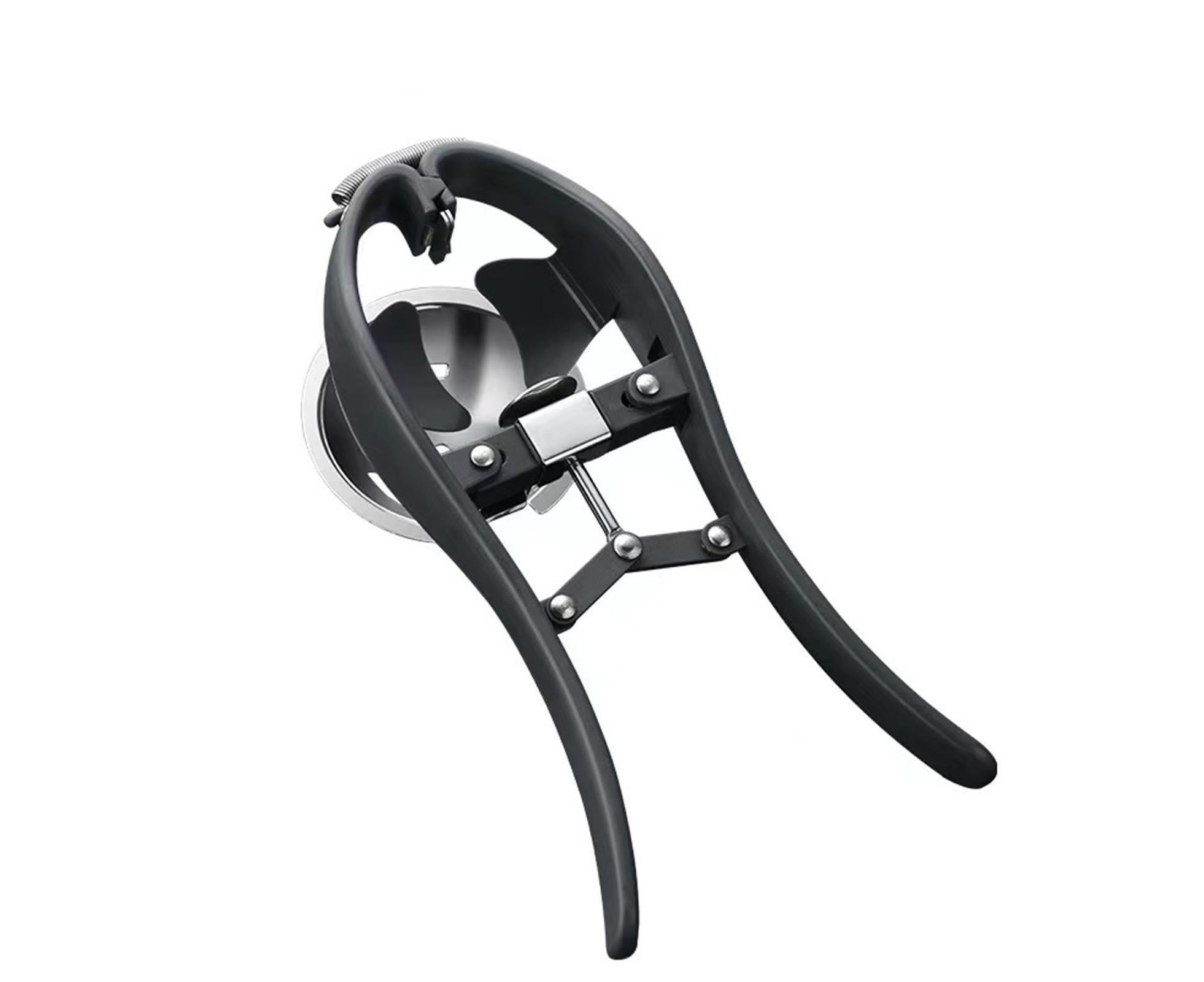 Egg Opener Detachable Filter Kitchen Egg Scissors -Black - Image 2