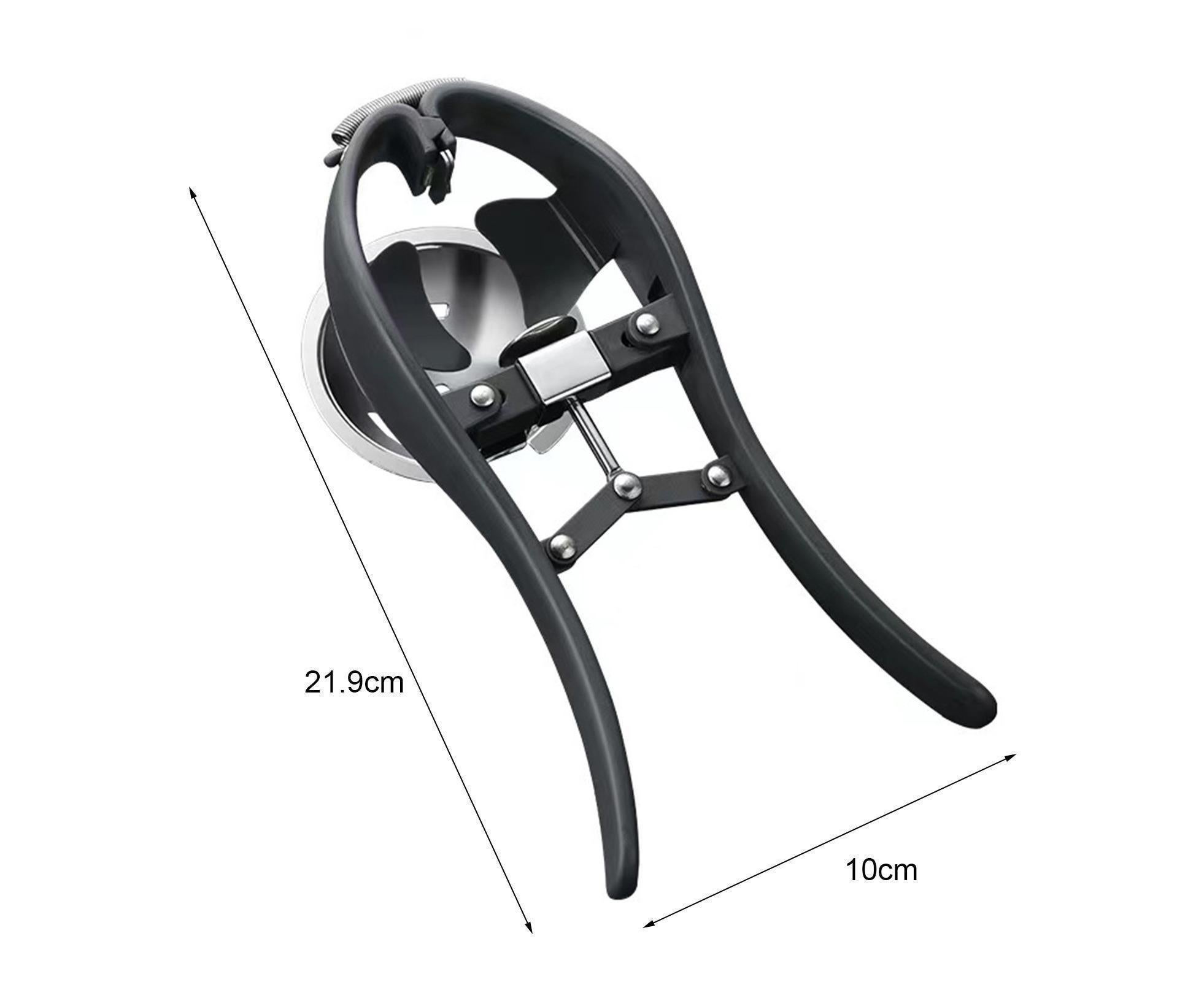 Egg Opener Detachable Filter Kitchen Egg Scissors -Black - Image 7