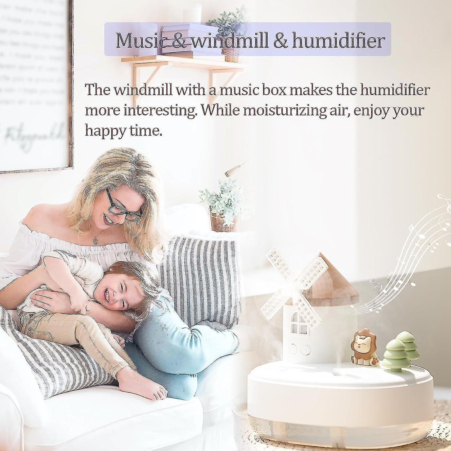 Wireless Mini Humidifier for Bedroom, Portable Babies Humidifier - Image 2