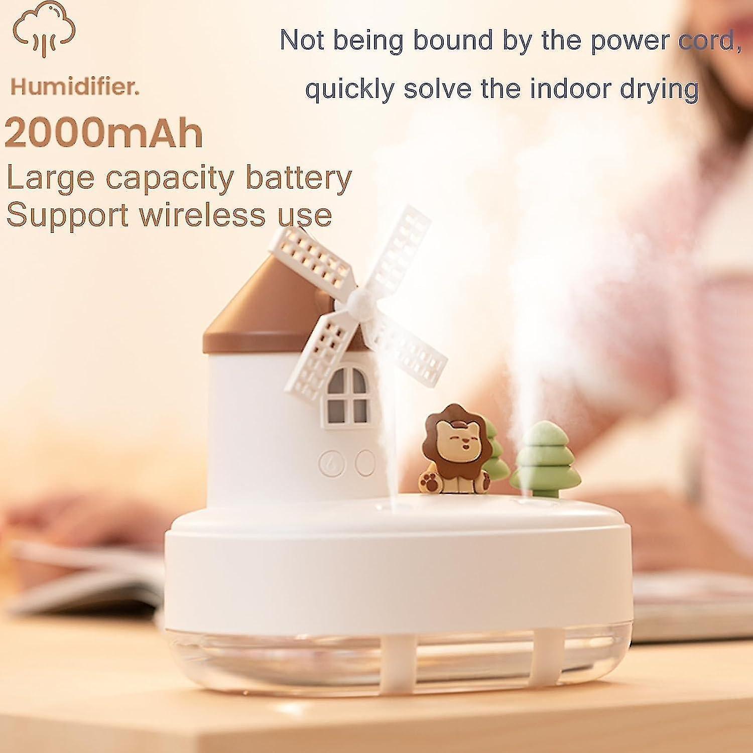 Wireless Mini Humidifier for Bedroom, Portable Babies Humidifier - Image 4