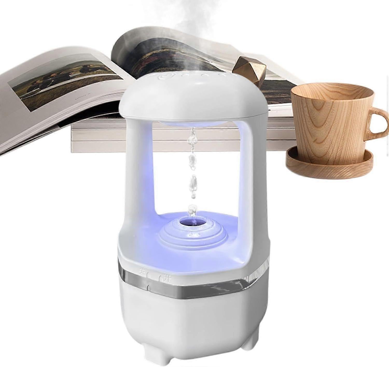 USB Air Humidifier for Bedroom, Small Travel Quiet Humidifier for Office Desk - Image 1