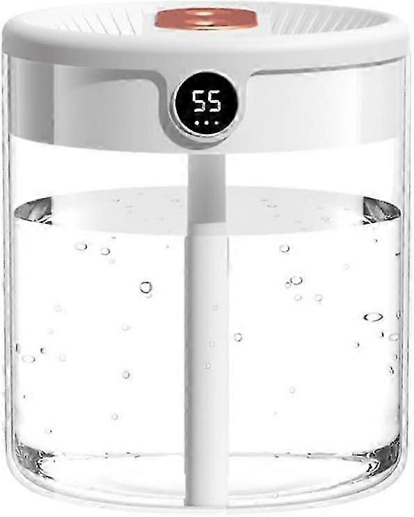 2L Cool Mist Air Humidifier with Night Light, Ultra Quiet Home Bedroom Humidifier - Image 1