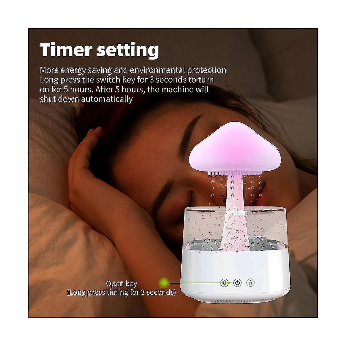 Rain Cloud Humidifier Diffuser, USB Mini Desktop Humidifier - Image 3