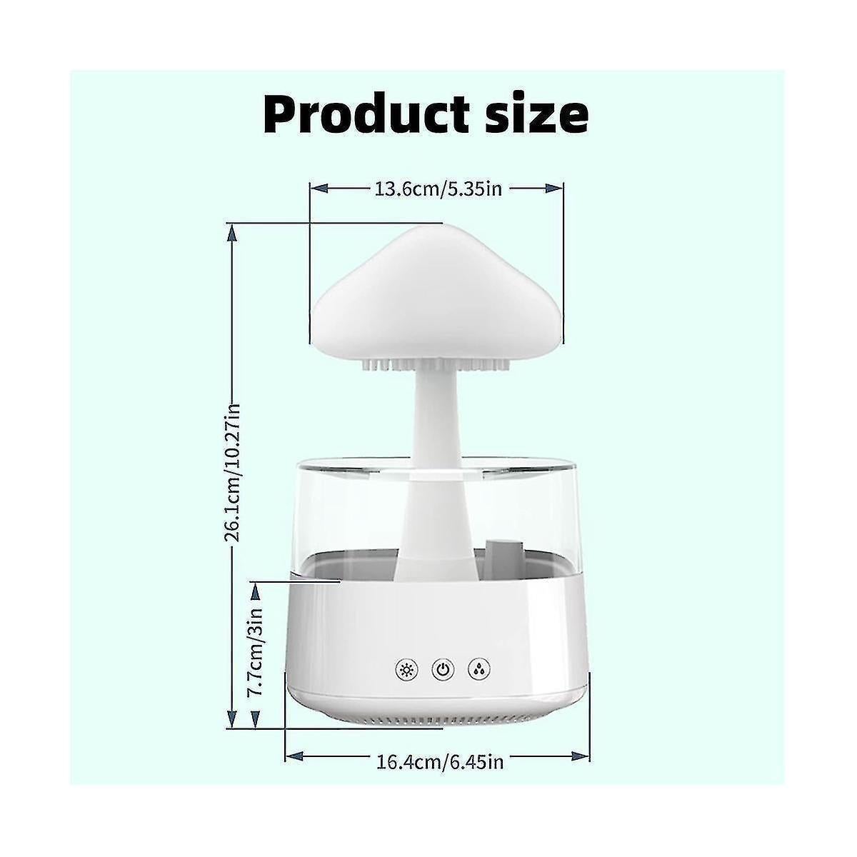 Rain Cloud Humidifier Diffuser, USB Mini Desktop Humidifier - Image 5