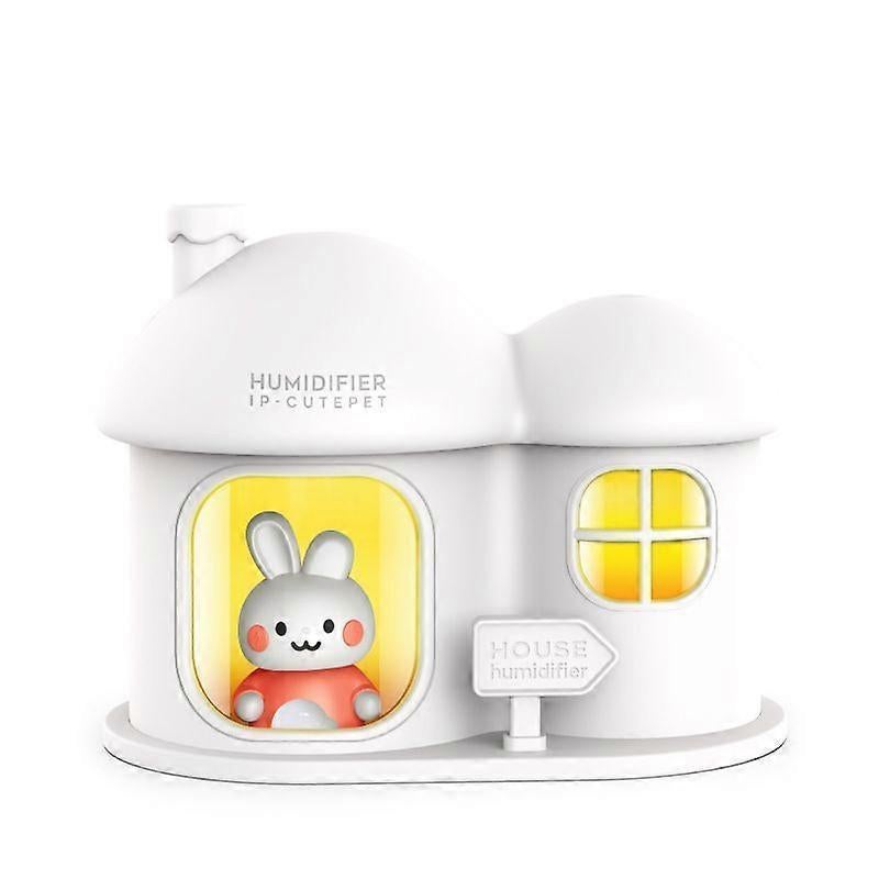 300ml Small Air Humidifier with Color Light, Quiet Mini Humidifier for Home - Image 1