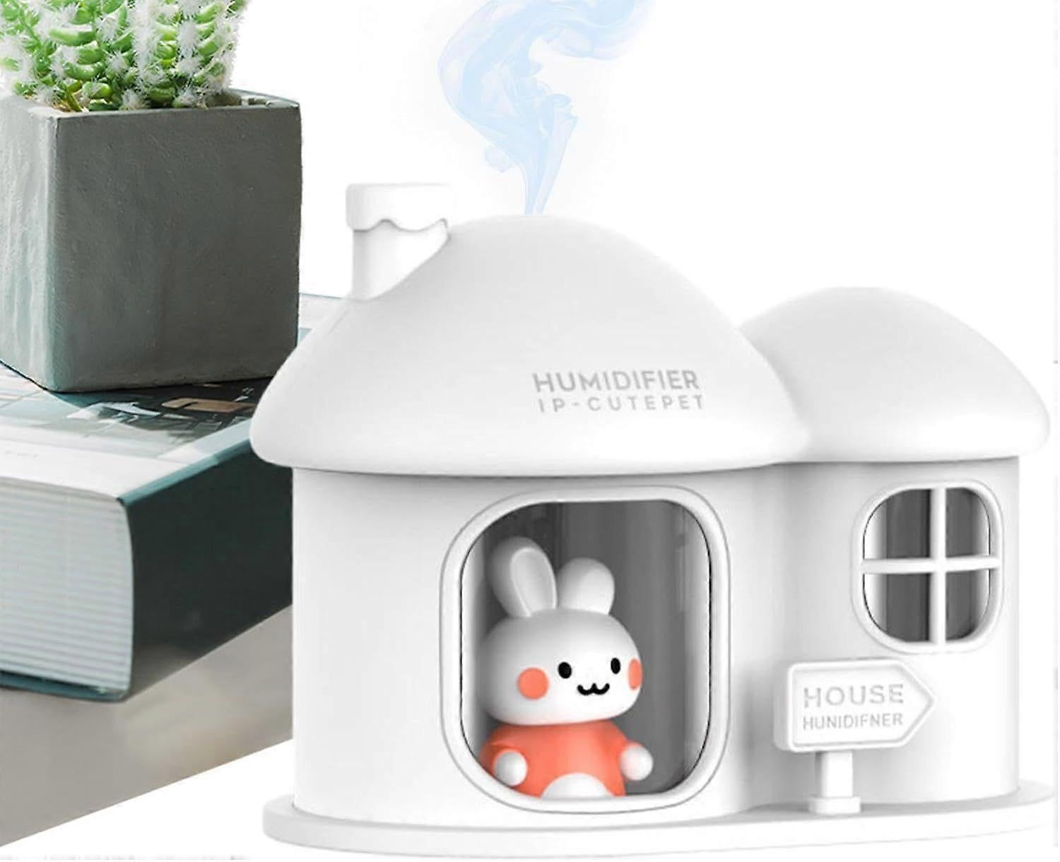 300ml Small Air Humidifier with Color Light, Quiet Mini Humidifier for Home - Image 2