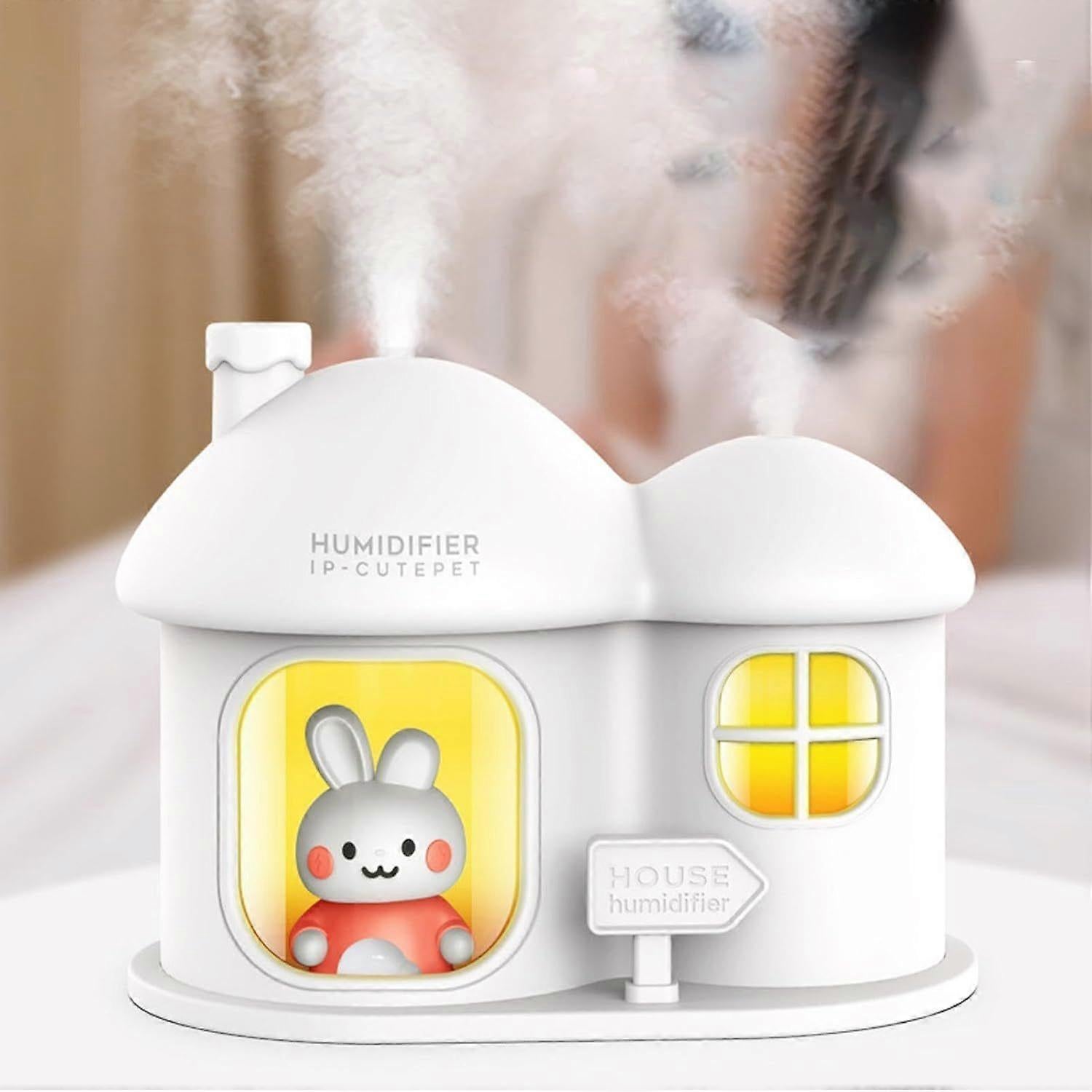 300ml Small Air Humidifier with Color Light, Quiet Mini Humidifier for Home - Image 3