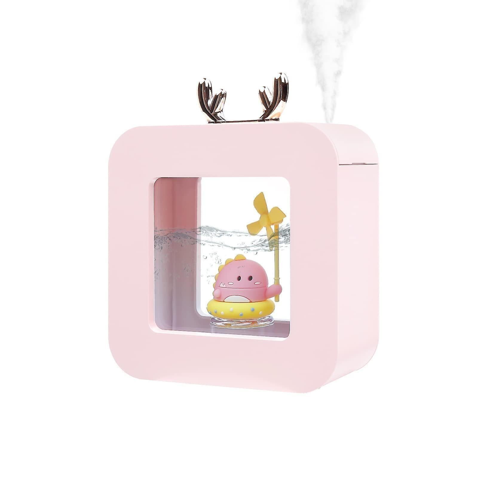 400ml Cool Mist Humidifier for Bedroom, Night Light Essential Oil Diffuser - Image 1