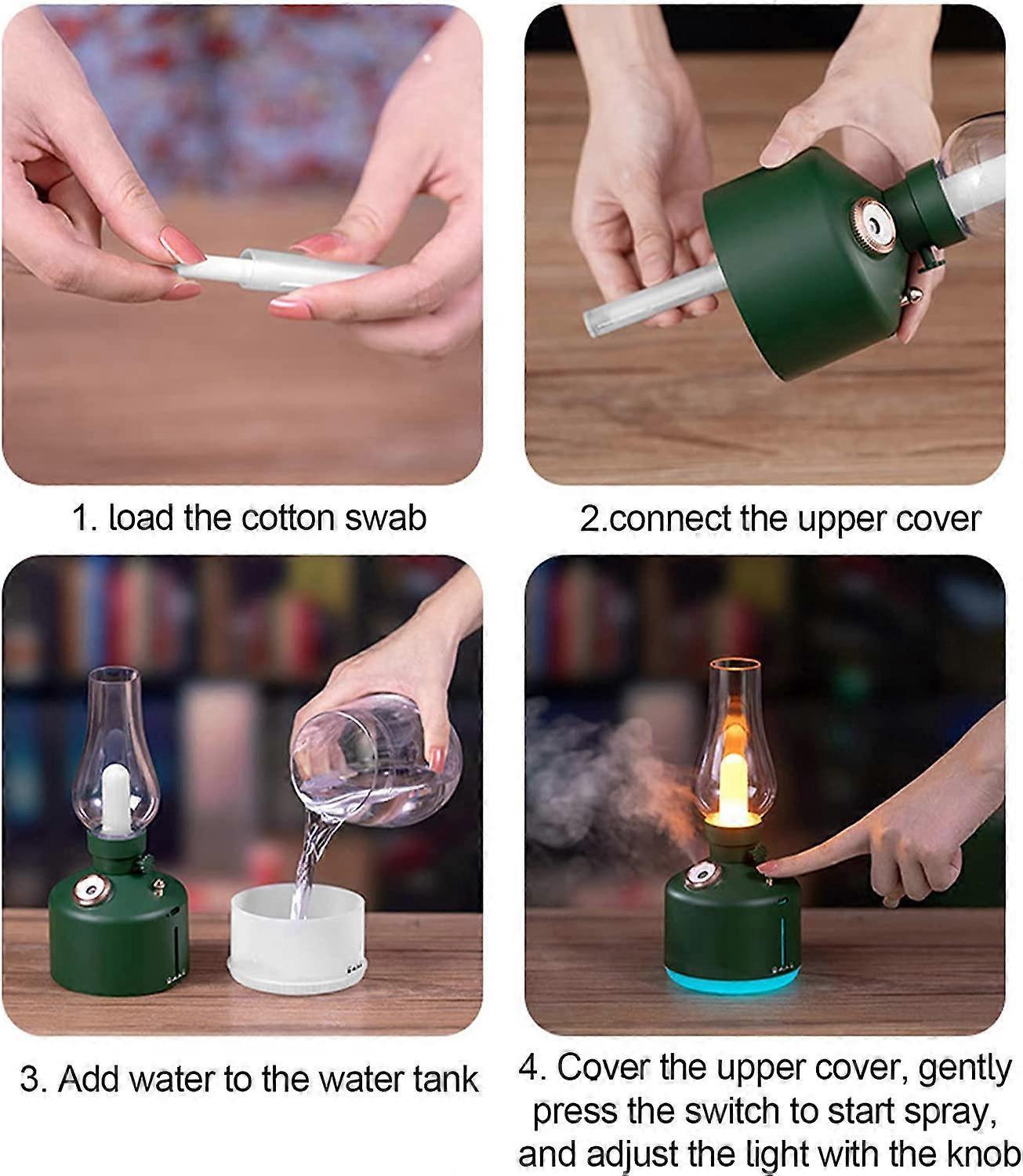 260ml Mini Cool Mist Humidifier for Plants & Babies Room - Image 5