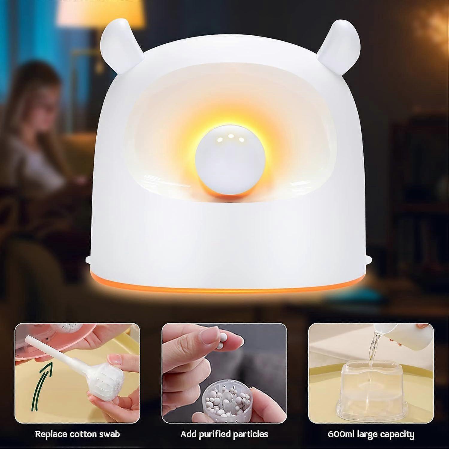 500ml Quiet White Humidifier for Bedroom, Plants, Babies Room - Image 5