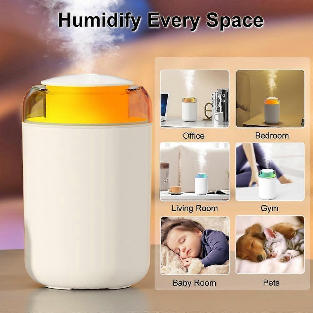 Cool Mist Air Humidifier with Night Light, Portable USB Humidifier - Image 5