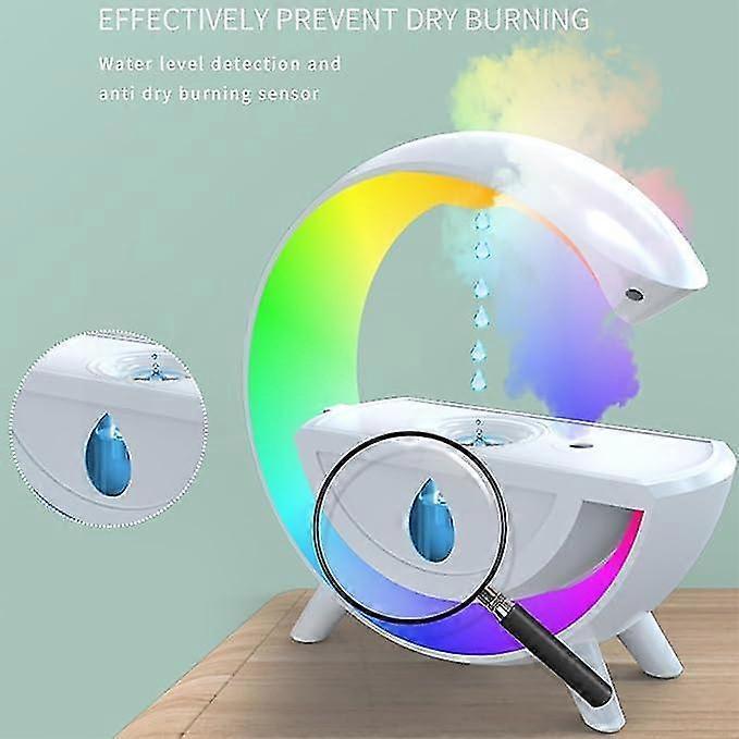 800ml Anti-Gravity Rain Cloud Humidifier, Cool Mist Humidifier with 7-Color Light - Image 4