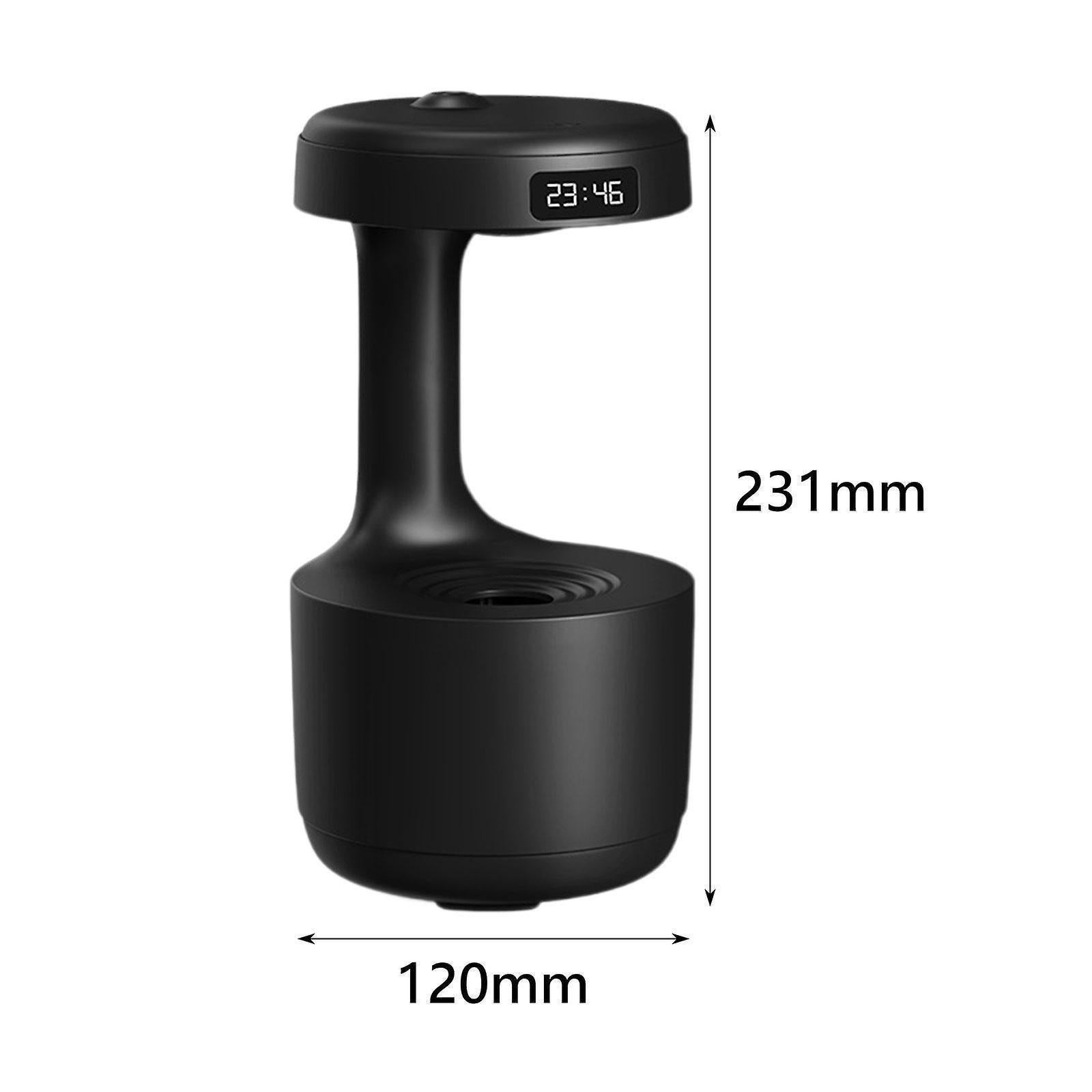 Mini Air Humidifier, Quiet Desktop Black Humidifier for Bedroom or Home Use - Image 2