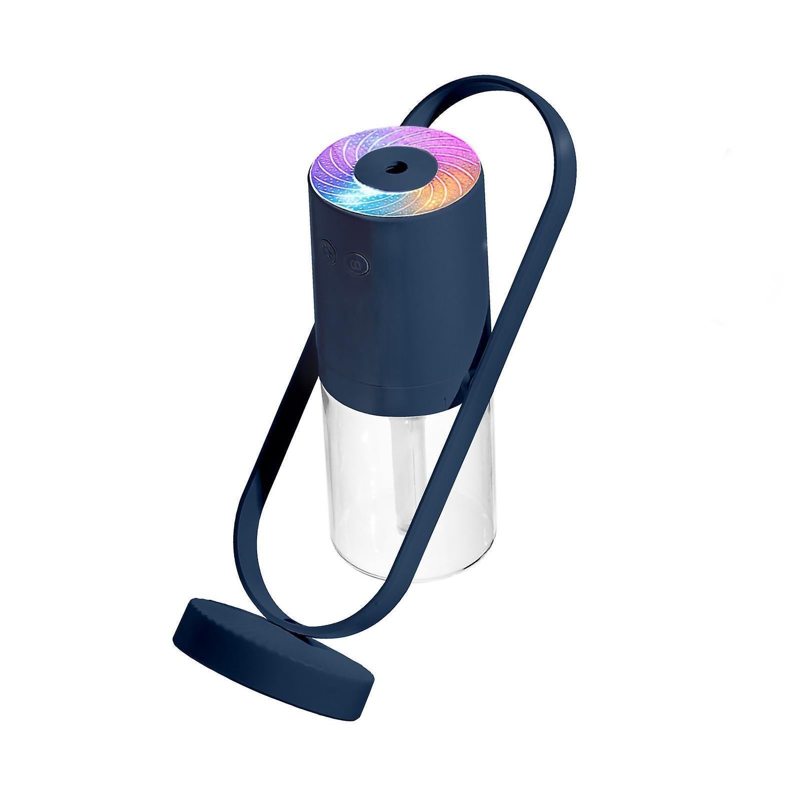 Wireless 360 Rotating Desk Humidifier with Night Light, Convenient USB Humidifier - Image 5