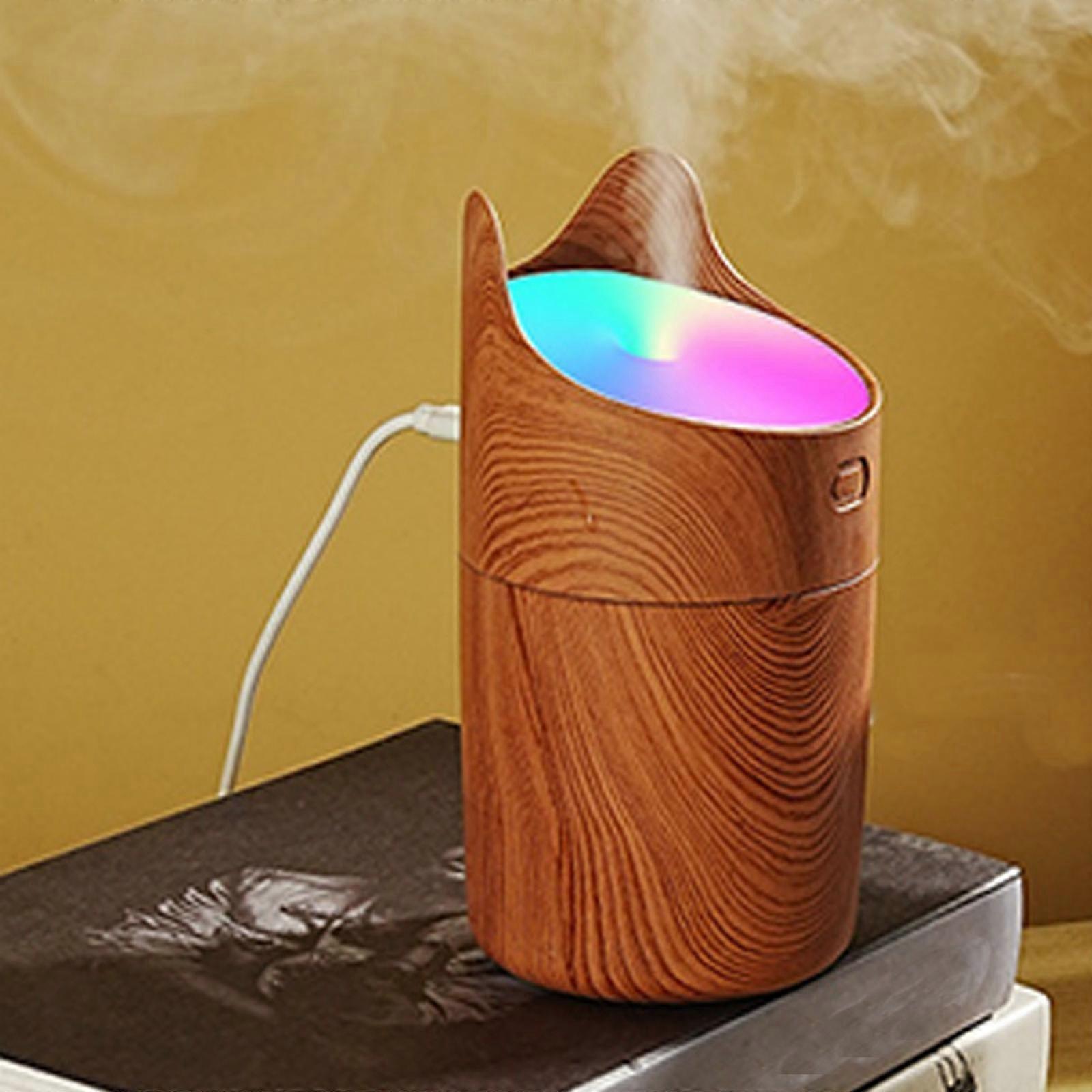 Mini Cool Mist Humidifier with Ambient Light, Quiet Personal Air Humidifier for Bedroom - Image 4