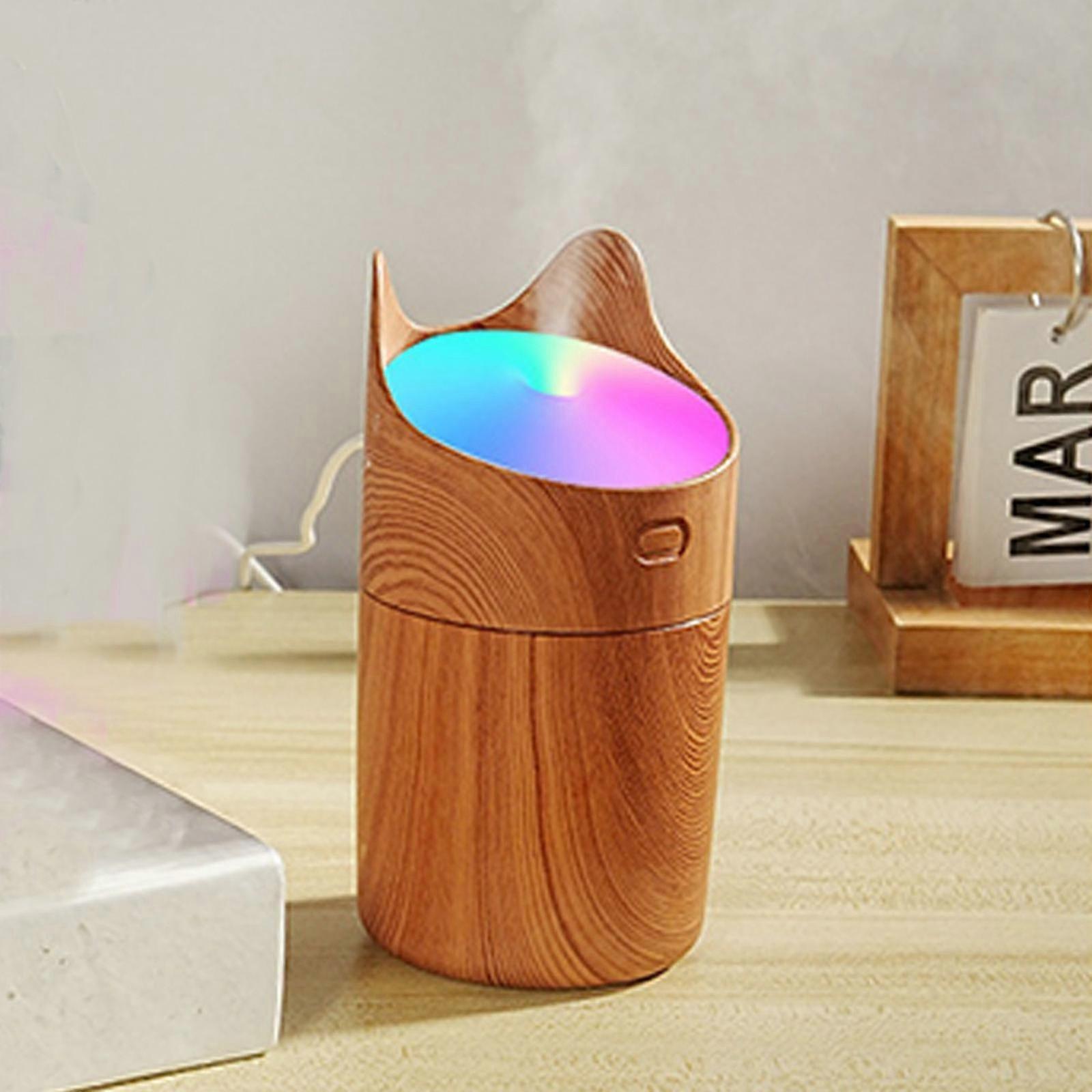 Mini Cool Mist Humidifier with Ambient Light, Quiet Personal Air Humidifier for Bedroom - Image 5