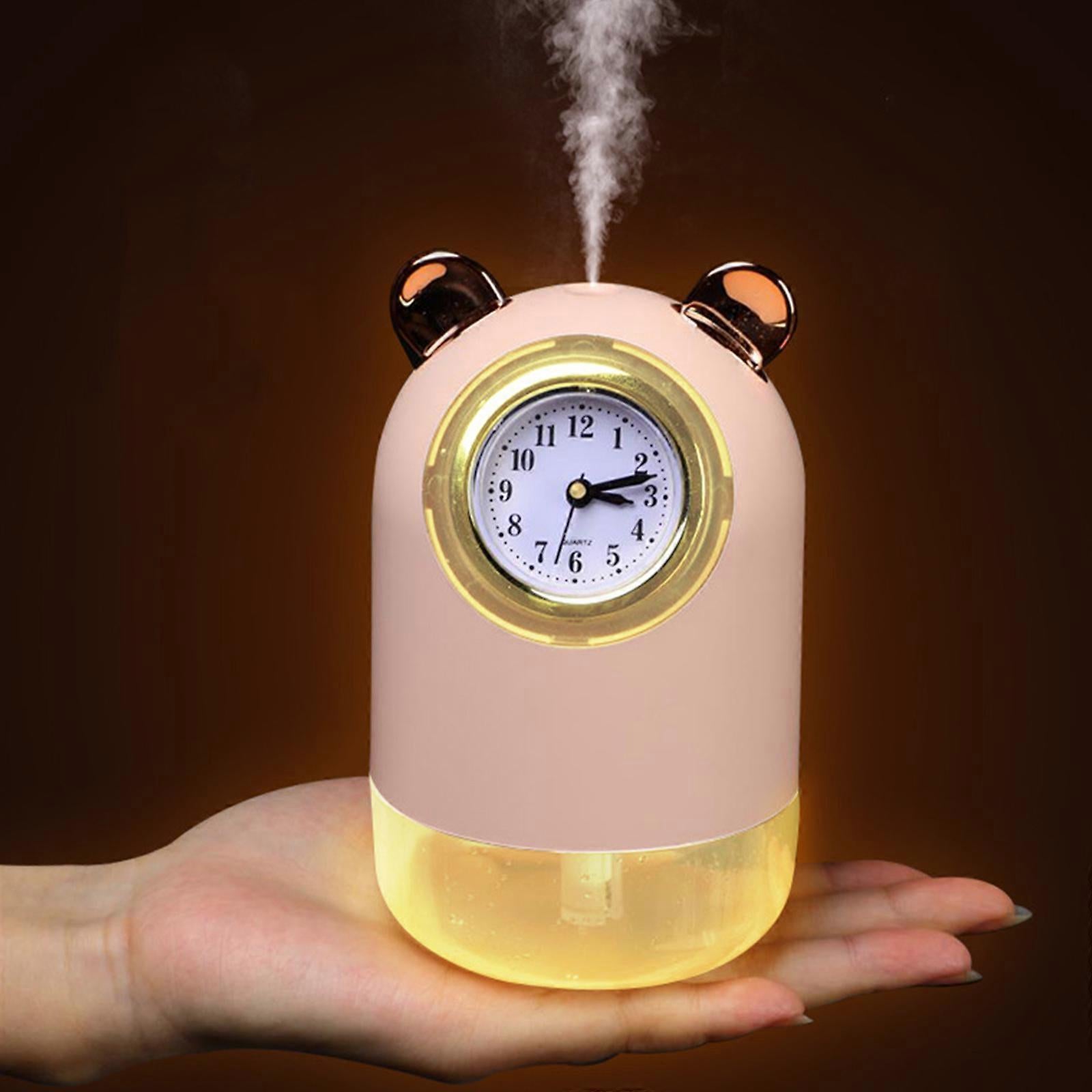 USB Car Humidifier with Quartz Clock, Mini Mist Maker for Home or Vehicle - Image 4