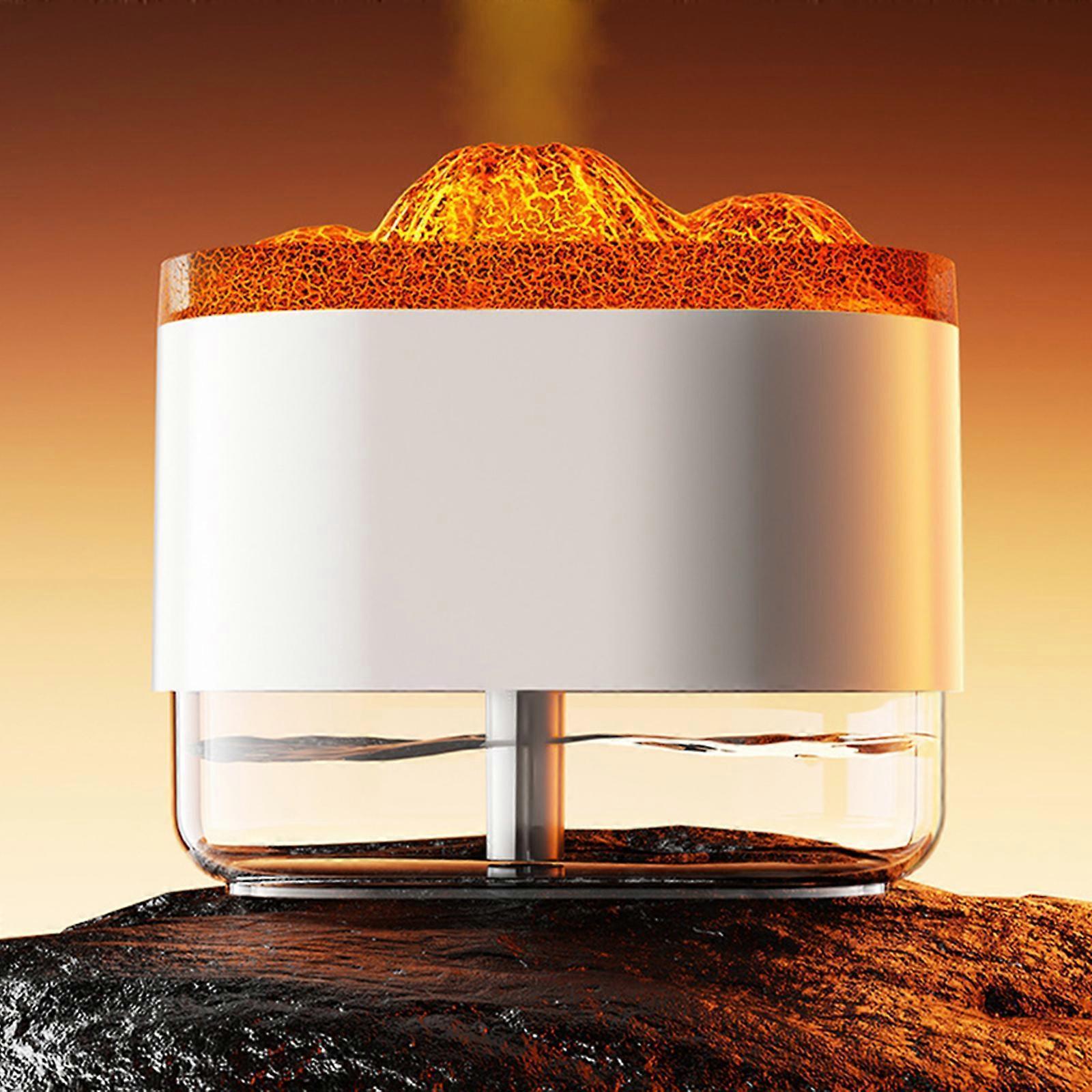 300ml Flame Effect Aromatherapy Humidifier with LED Light, Quiet USB Humidifier - Image 5