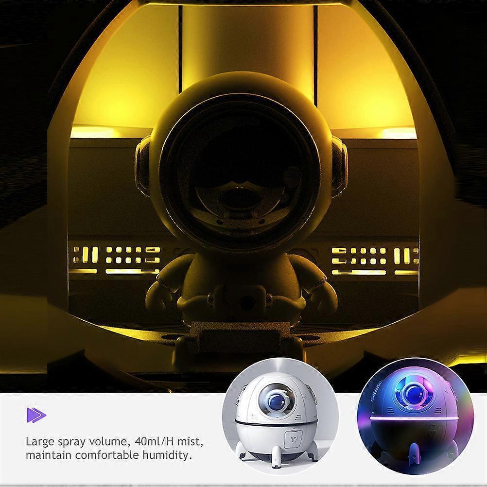 Astronaut Spaceship Humidifier with Night Light, Mini Mist Maker for Bedroom & Babies Room - Image 2