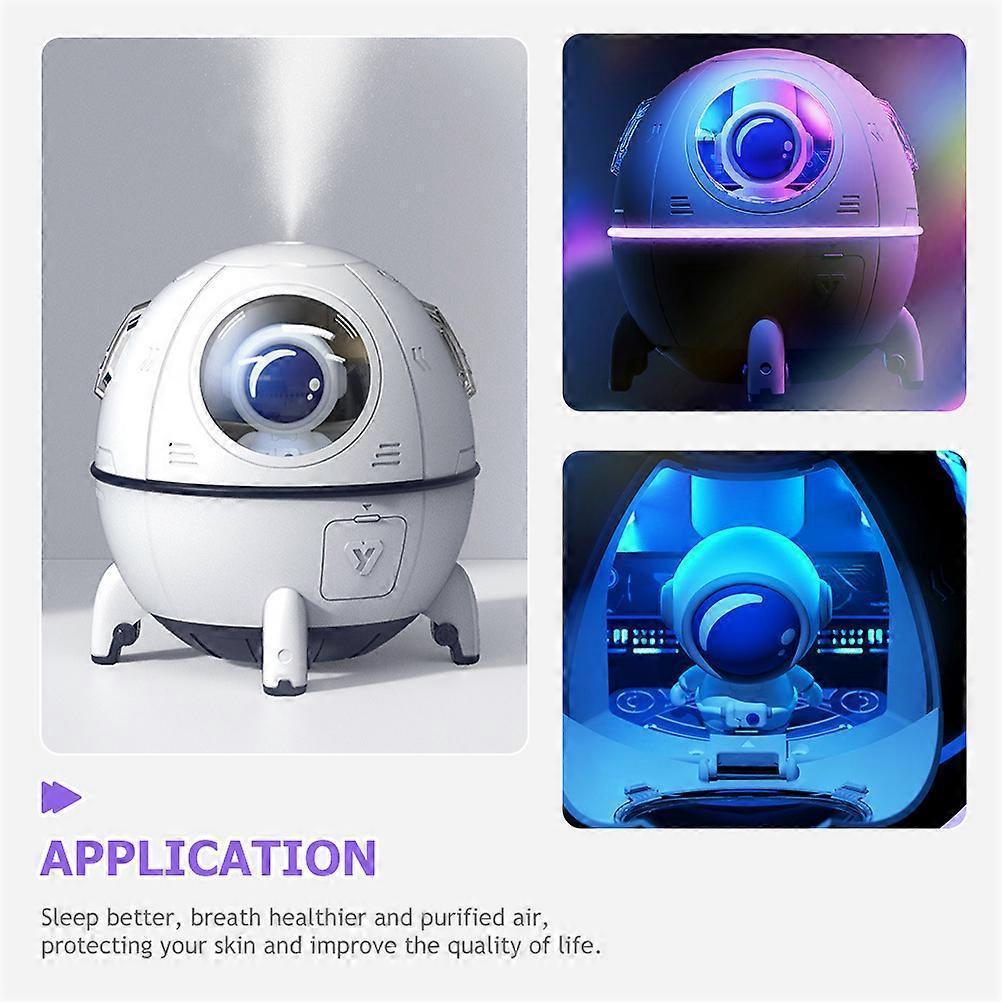 Astronaut Spaceship Humidifier with Night Light, Mini Mist Maker for Bedroom & Babies Room - Image 4