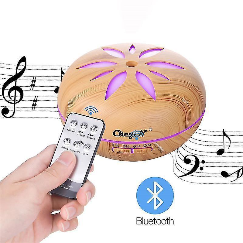550ml Bluetooth Humidifier with Remote, Timer, Ultrasonic Mist & Mood Light - Image 1