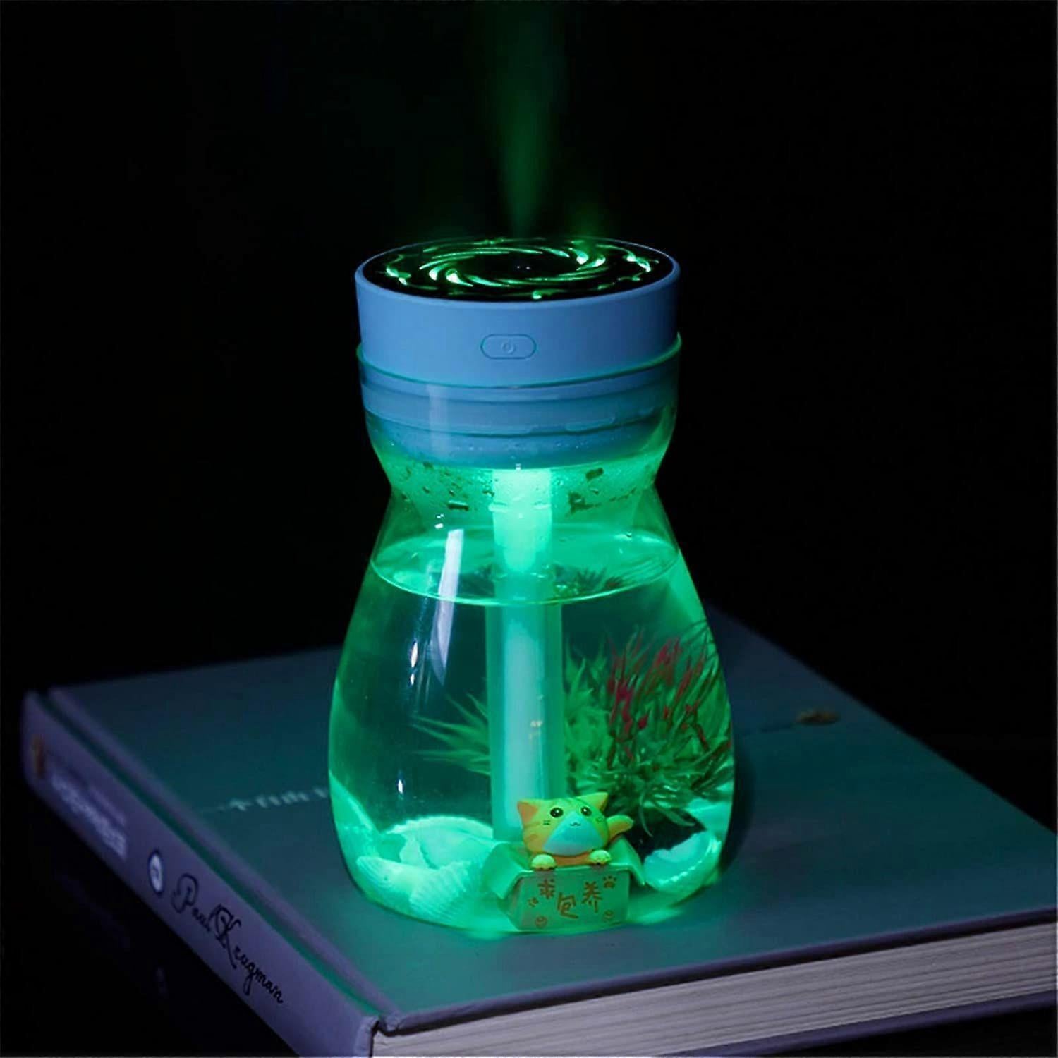 Micro Landscape Mini Humidifier, Cute USB Air Humidifier for Car & Personal Use - Image 2