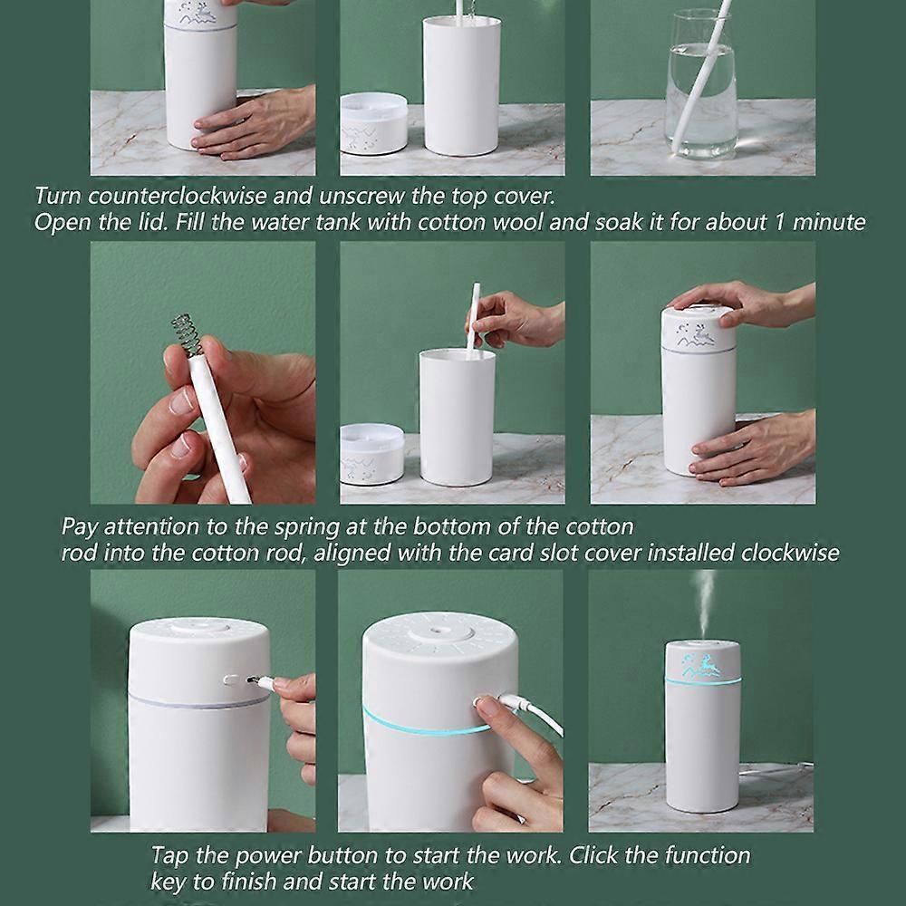Mini USB Humidifier for Bedroom, Travel, Car, Plants, Quiet Personal Humidifier - Image 4