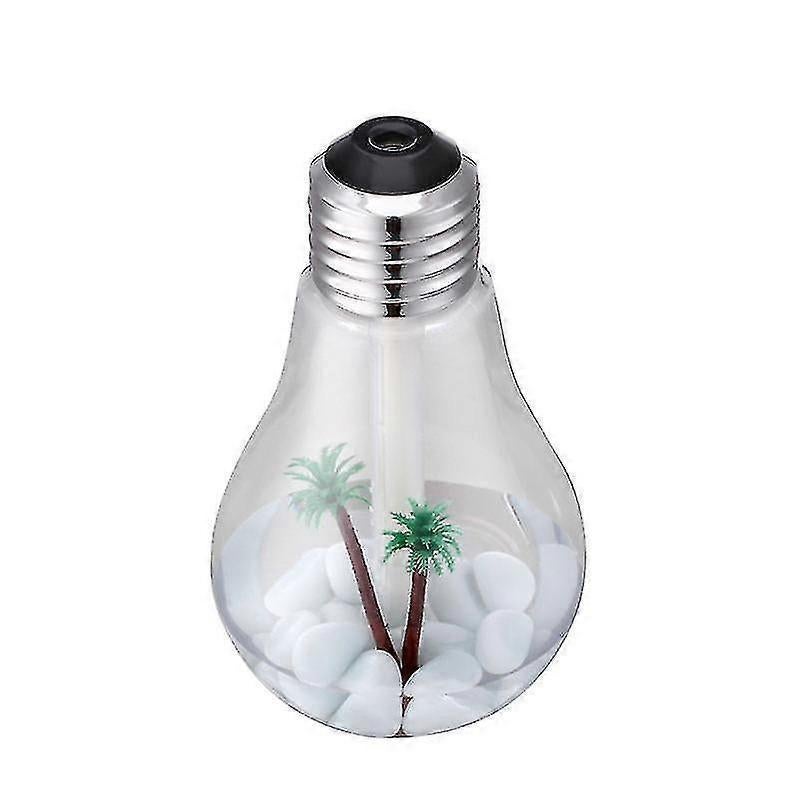 Saturn USB Humidifier, Mini Air Purifier & Humidifier with Wooden Base - Image 1