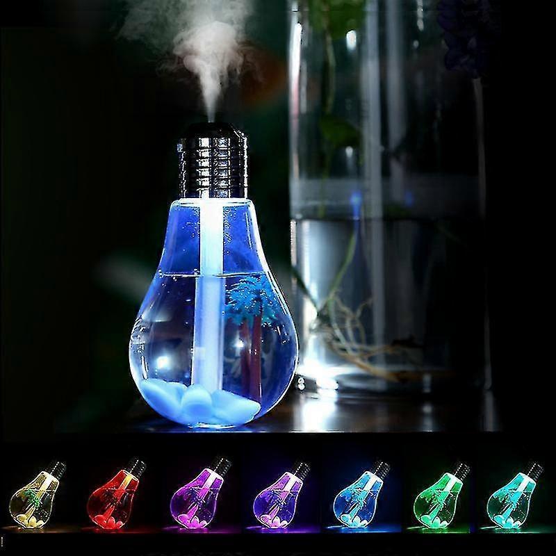 Saturn USB Humidifier, Mini Air Purifier & Humidifier with Wooden Base - Image 2