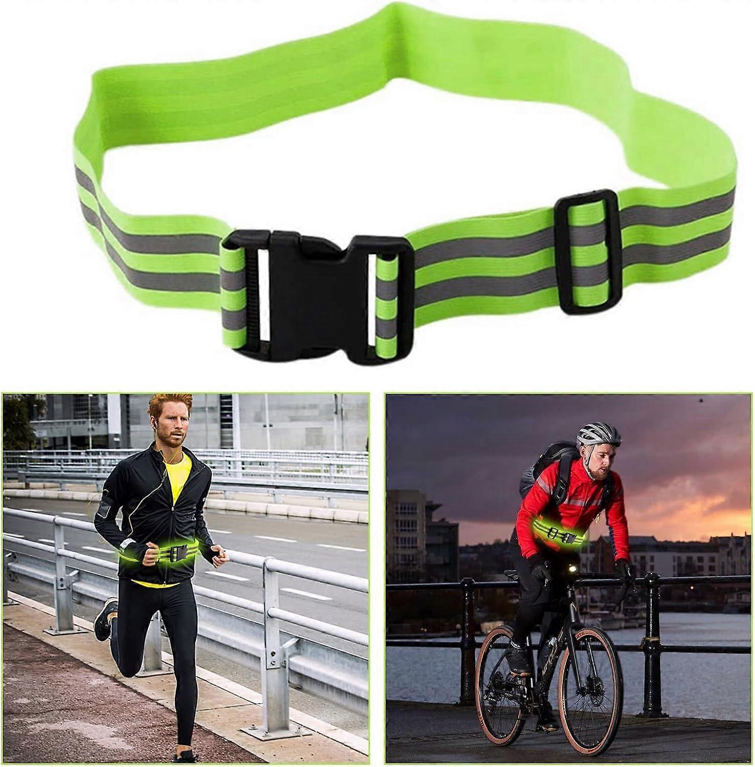 5pcs Reflective Sash, High Visibility Running Gear for Night Walking, Jogging & Cycling - Image 3