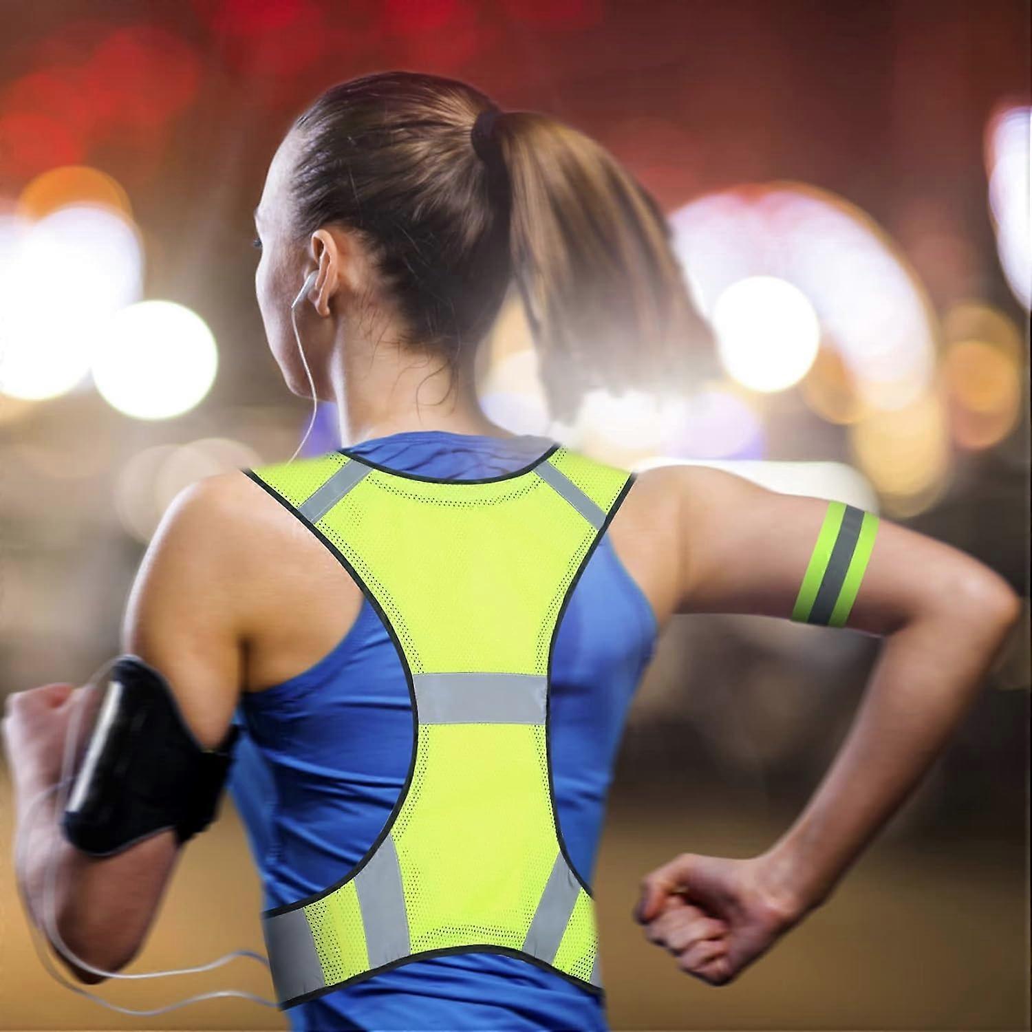 Reflective Vest, High Visibility Reflective Gear for Outdoor Activities and Sports - Image 3