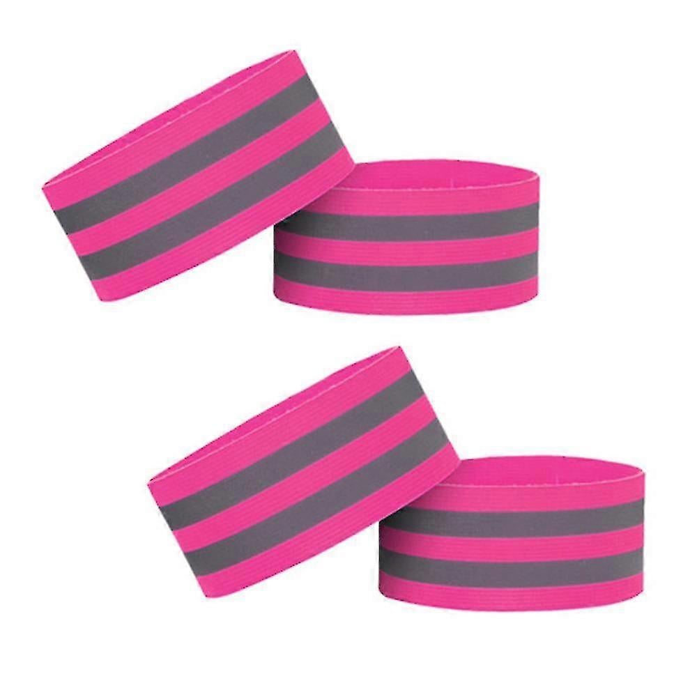 4pcs Reflective Bands, Adjustable Reflector Straps, High Visibility Night Gear - Image 2