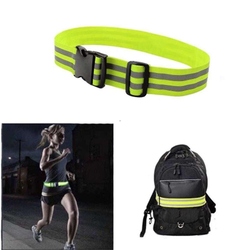 Adjustable Reflective Belt, Portable Running Reflective Gear with Security Tape - Image 1