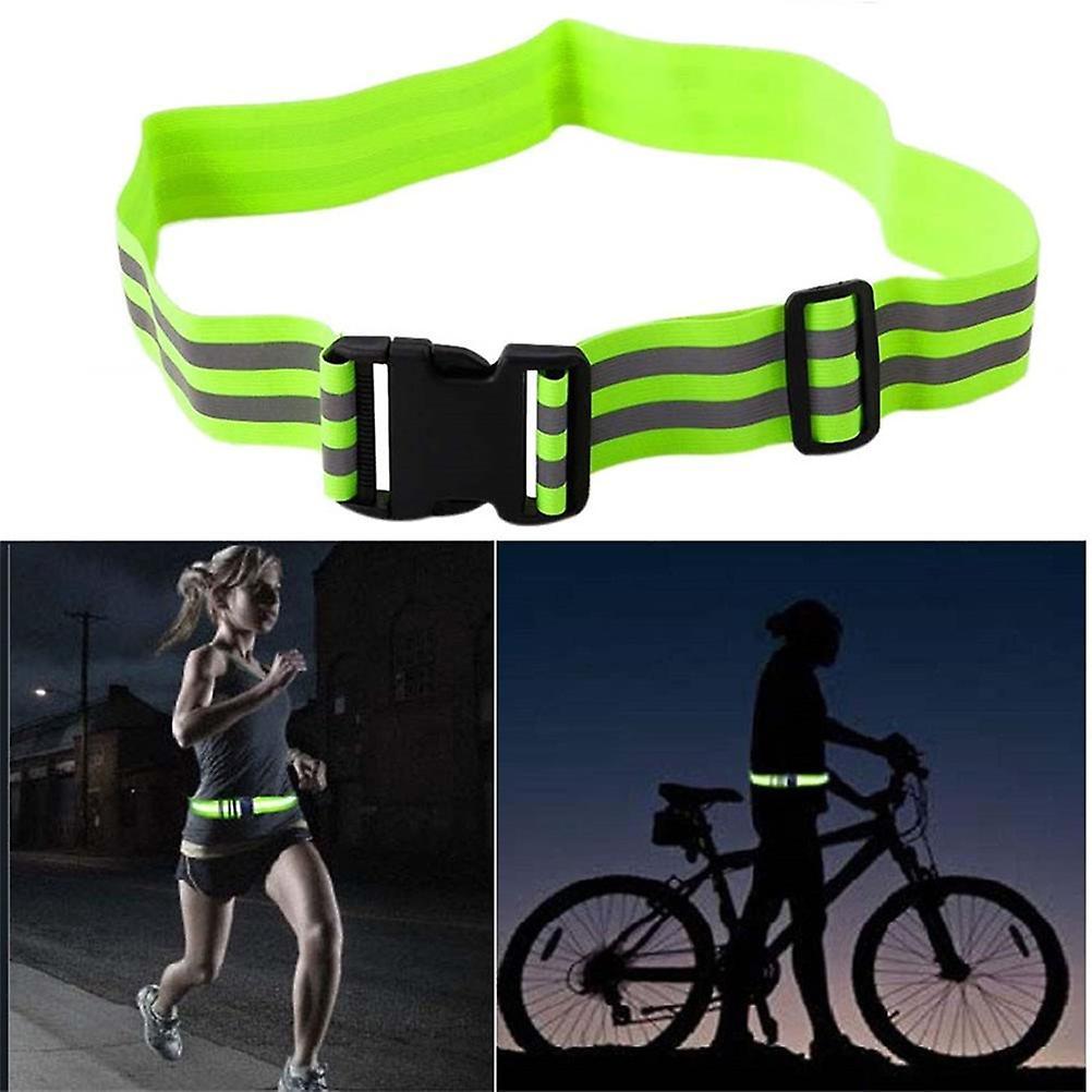 Adjustable Reflective Belt, Portable Running Reflective Gear with Security Tape - Image 3