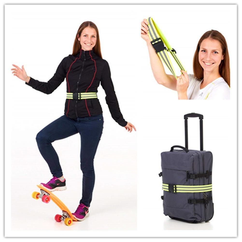 Adjustable Reflective Belt, Portable Running Reflective Gear with Security Tape - Image 4