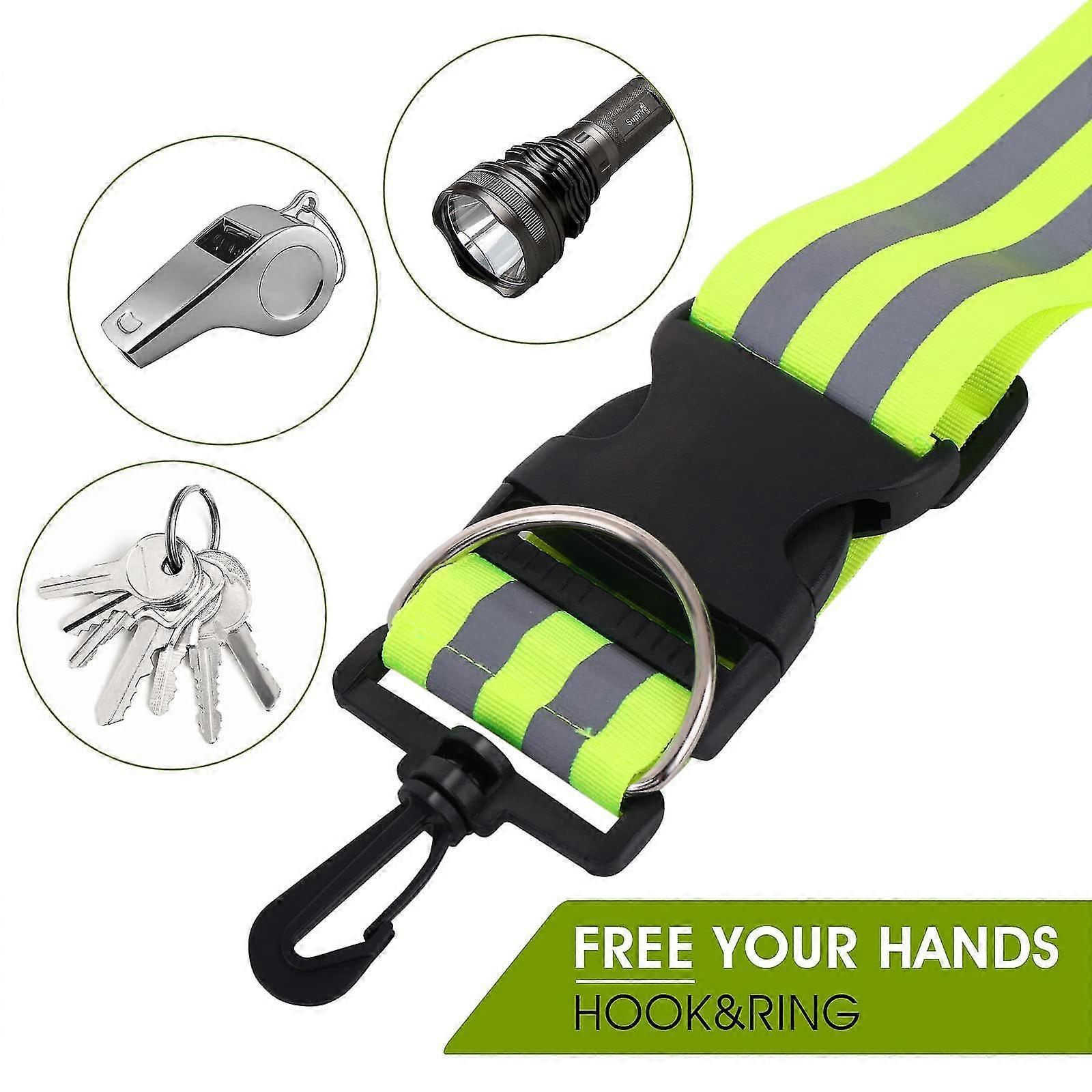 5pcs Reflective Sash, High Visibility Running Gear for Reflective Vest and Accessories - Image 5
