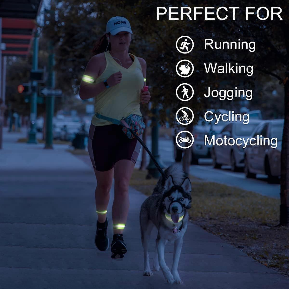 Inboat Reflective Bands for Arm, Ankle, Wrist, High Visibility Running Gear - Image 5